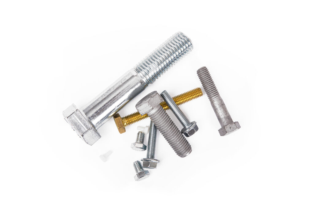 bild på olika sexkantskruvar